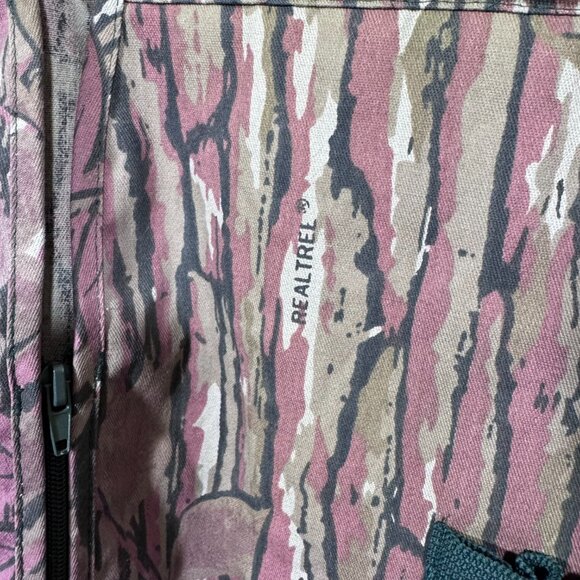Vintage Realtree Camo Hunting Vest Mens XL Brown Camouflage Duck Shooting - Picture 3 of 5